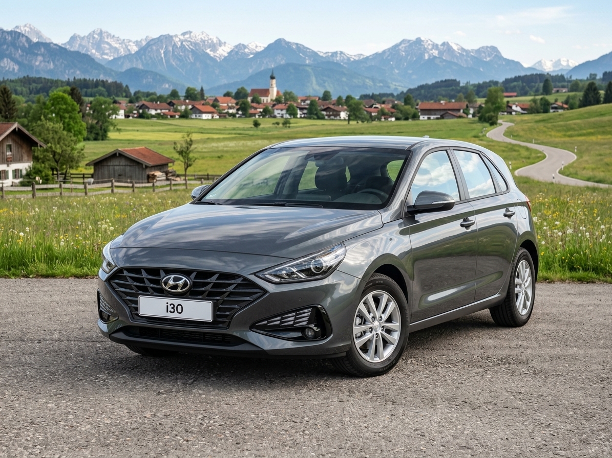 Hyundai i30 Diesel Mietwagen in Buchloe