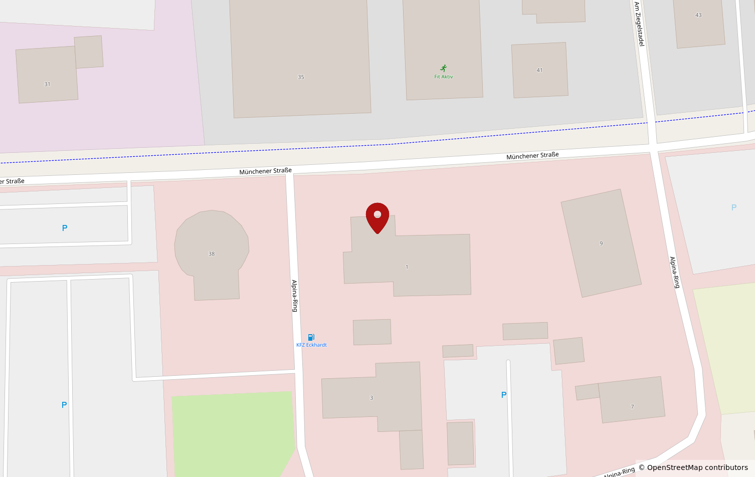 Karte mit unserem Standort